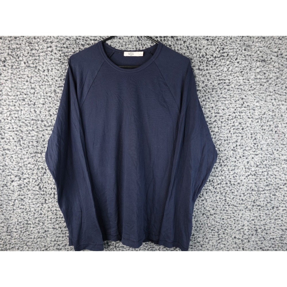 UGG Steiner Shirt Men's Medium Long Sleeve Tee Blue‎